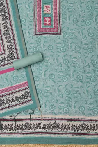 Printed Unstitched Dress Material