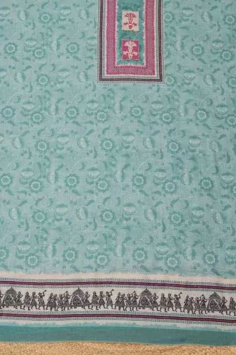 Printed Unstitched Dress Material