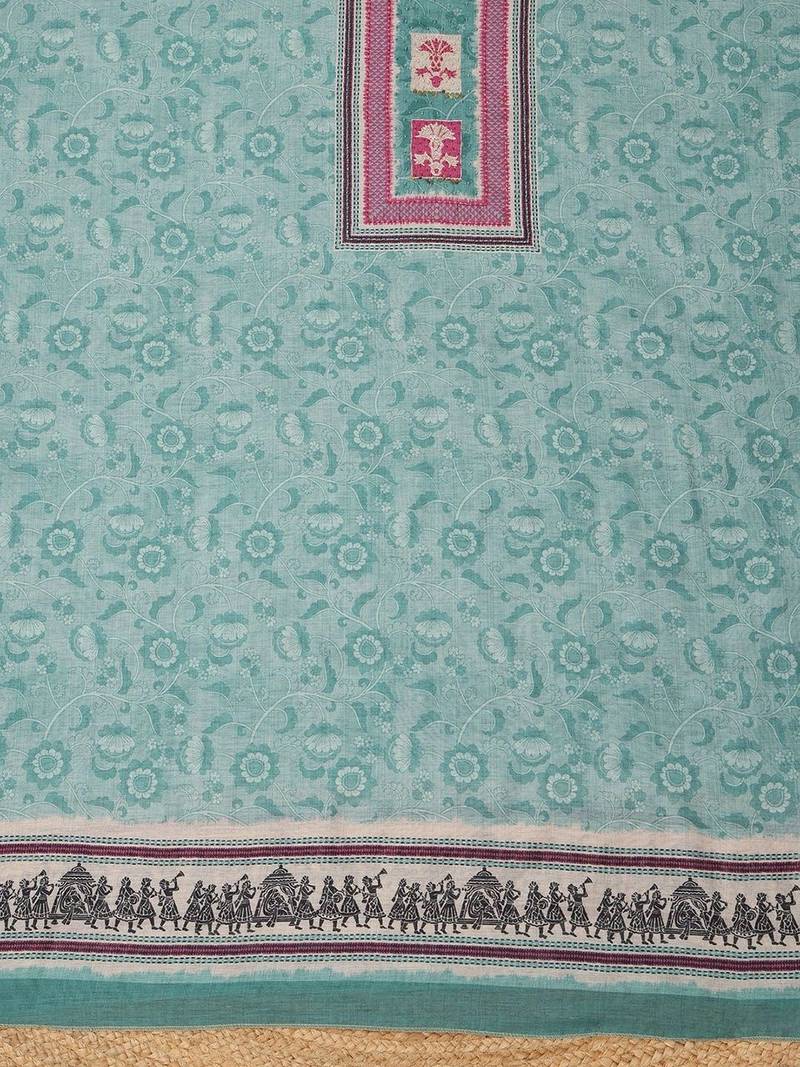 Printed Unstitched Dress Material