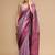 Lavender woven design sarees