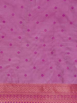 Lavender woven design sarees 4