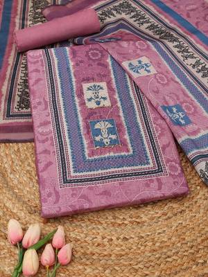 Printed Unstitched Dress Material 1