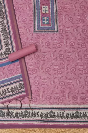 Printed Unstitched Dress Material