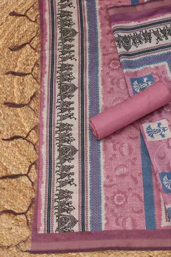 Printed Unstitched Dress Material