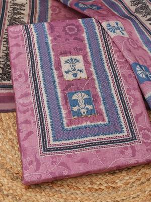 Printed Unstitched Dress Material 4