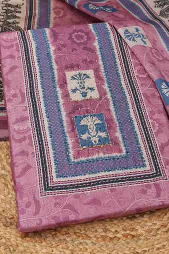 Printed Unstitched Dress Material