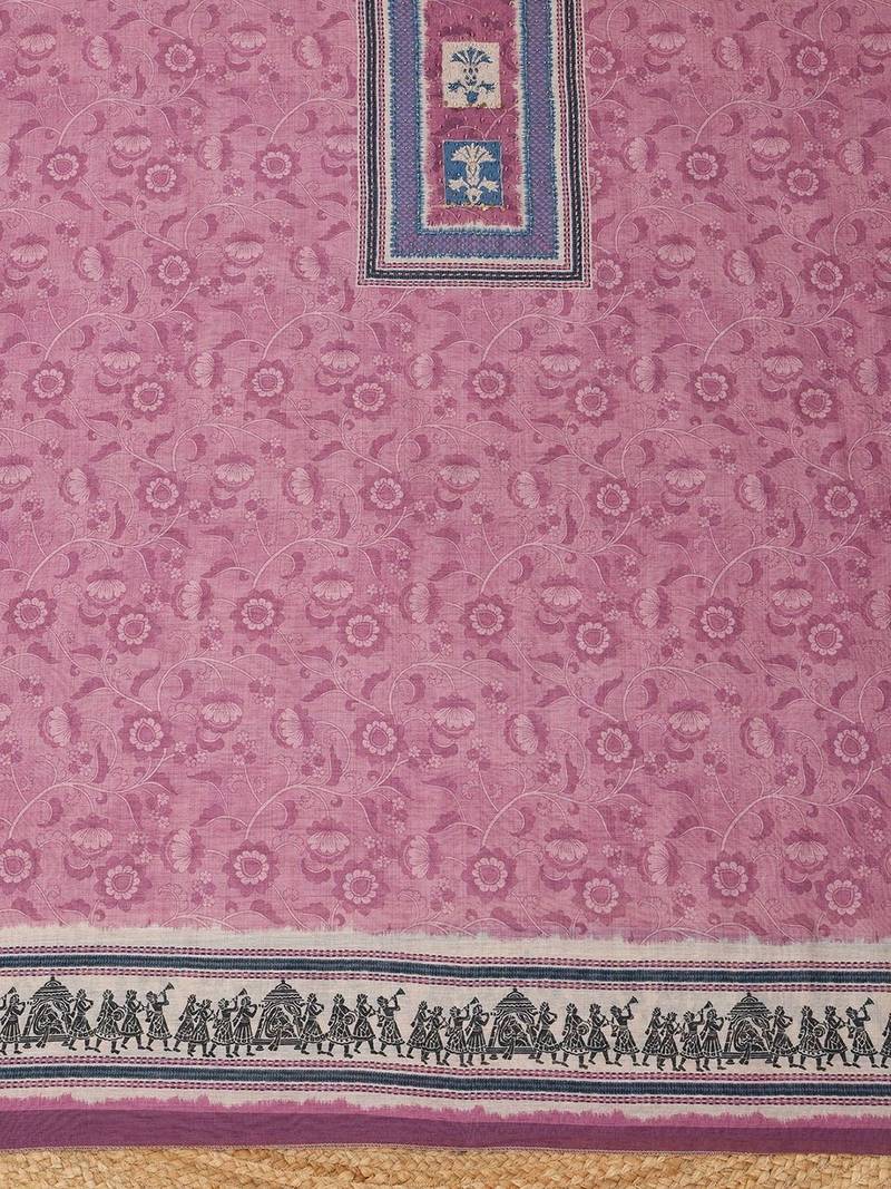 Printed Unstitched Dress Material
