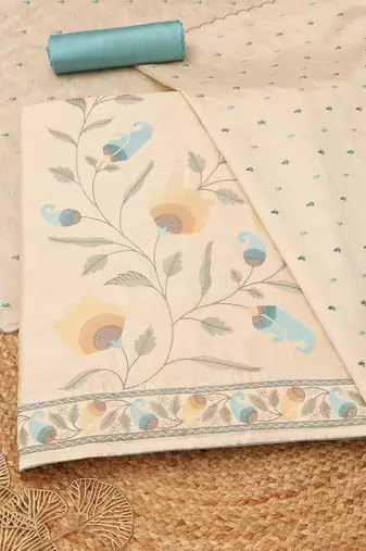 Printed Unstitched Dress Material