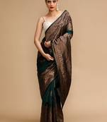 Green woven design banarasi sarees