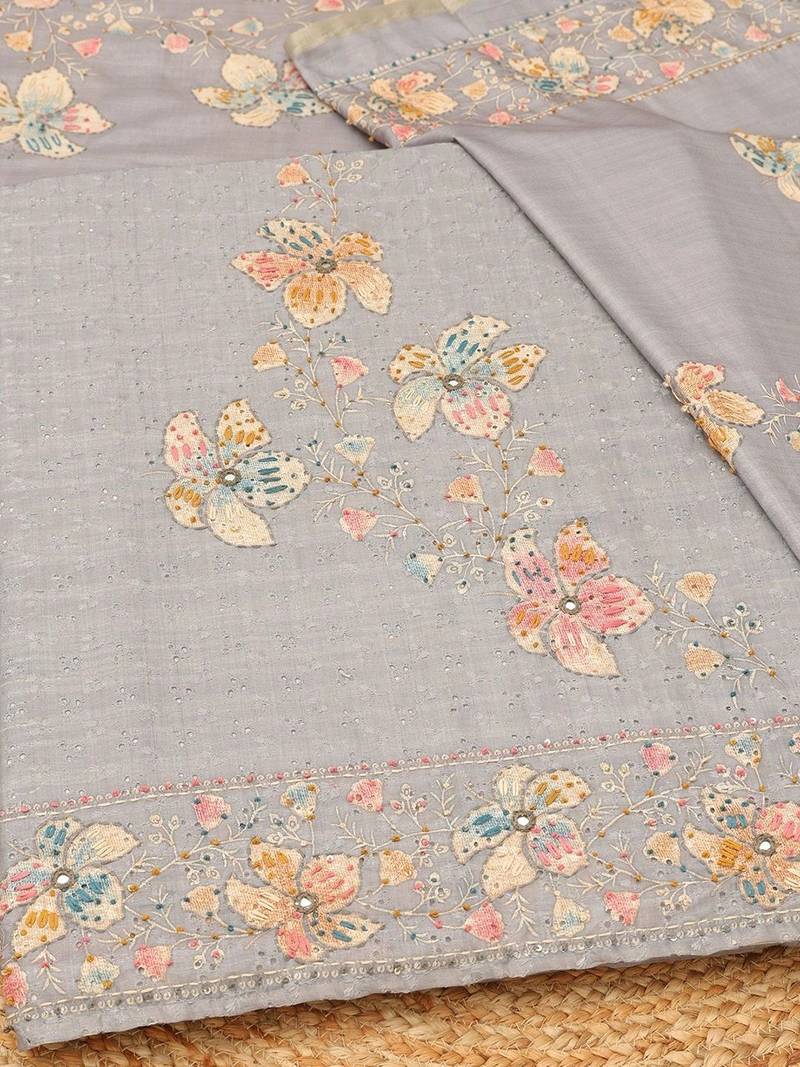 Printed Unstitched Dress Material