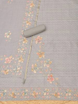 Printed Unstitched Dress Material 3