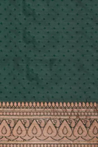 Green woven design banarasi sarees