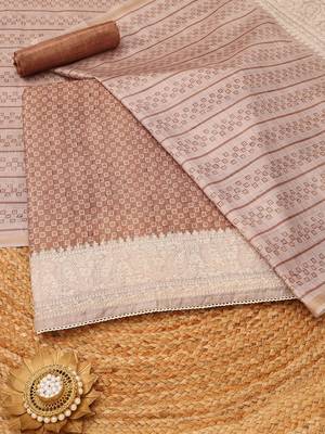 Printed Unstitched Dress Material 4