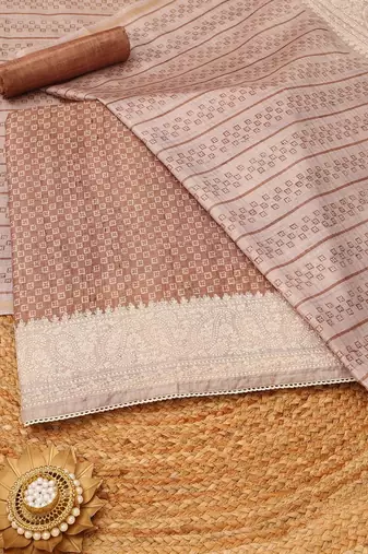 Printed Unstitched Dress Material