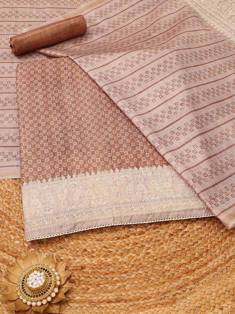 Printed Unstitched Dress Material