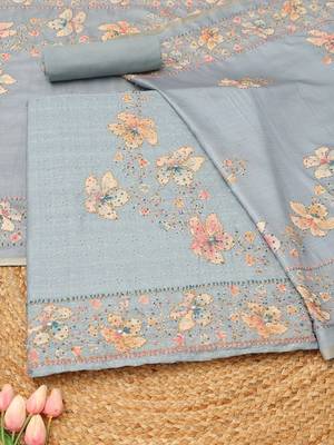 Printed Unstitched Dress Material 1