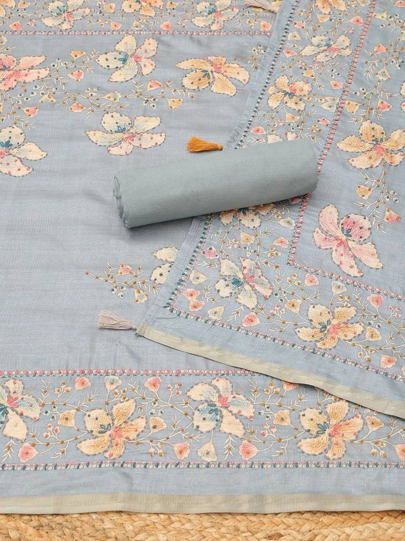 Printed Unstitched Dress Material