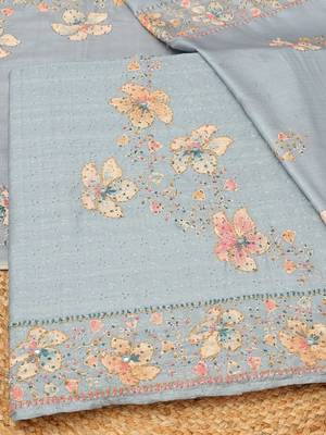 Printed Unstitched Dress Material 4