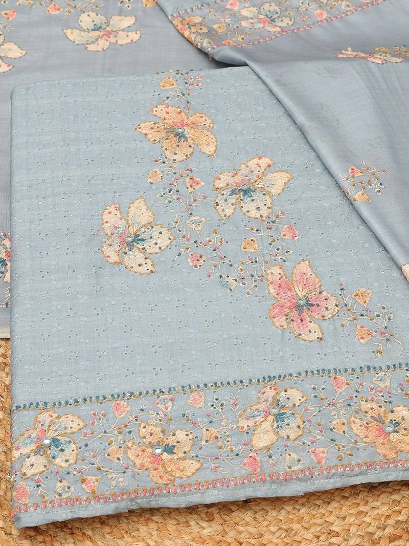 Printed Unstitched Dress Material