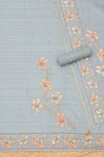 Printed Unstitched Dress Material