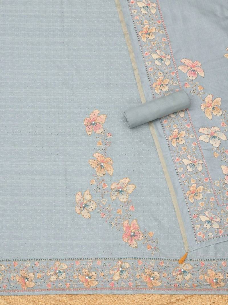 Printed Unstitched Dress Material