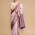 Lavender woven design banarasi saree