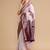 Lavender woven design banarasi saree