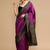 Purple woven design banarasi sarees