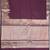Brown katan silk woven saree with blouse