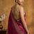 Rani katan silk woven saree with blouse