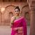 Rani katan silk woven saree with blouse