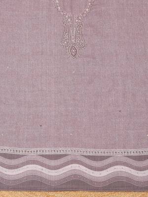 Embroidered Linen Unstitched Dress Material 2