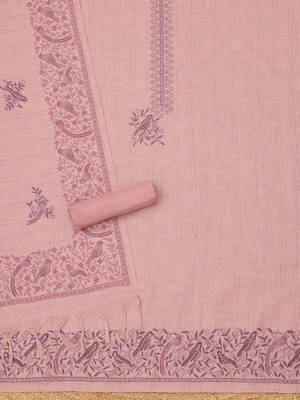 Printed Linen Unstitched Dress Material 5