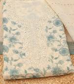 Printed Linen Unstitched Dress Material