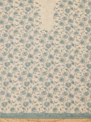 Printed Linen Unstitched Dress Material 3