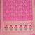 Pink katan silk woven saree with blouse