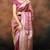 Rani satin woven saree with blouse