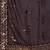 Burgundy sequinned embellished saree with blouse piece & designer belt