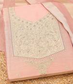 Embroidered Unstitched Dress Material
