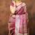 Rani satin woven saree with blouse