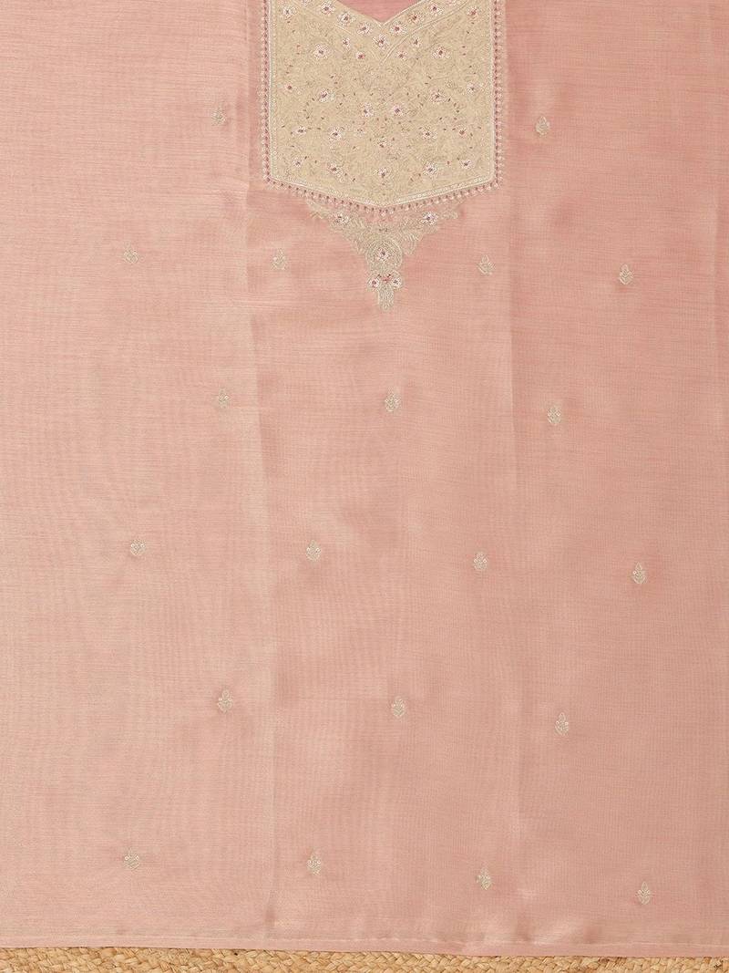 Embroidered Unstitched Dress Material