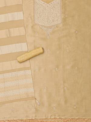 Embroidered Unstitched Dress Material 3