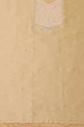 Embroidered Unstitched Dress Material
