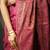 Rani katan silk woven saree with blouse