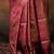Rani katan silk woven saree with blouse