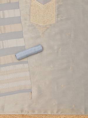 Embroidered Unstitched Dress Material 3