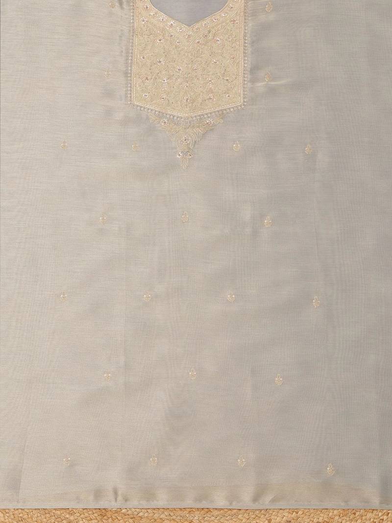 Embroidered Unstitched Dress Material