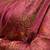 Rani katan silk woven saree with blouse