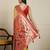Yellow floral woven design zari saree with blouse piece