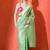 Green woven design saree with blouse
